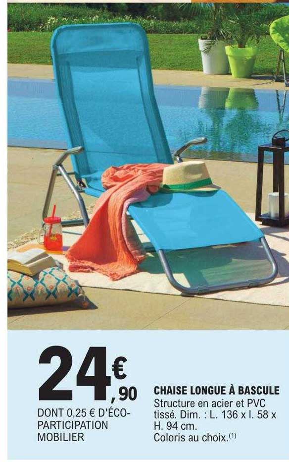 Chaise Longue à Bascule