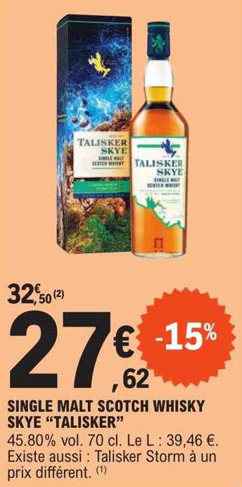 single malt scotch whisky skye "talisker"