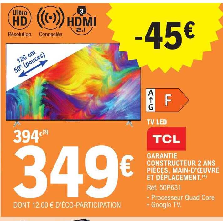 Tv Led 126 Cm 50" Tcl