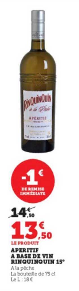 apéritif à base de vin rinquinquin 15°