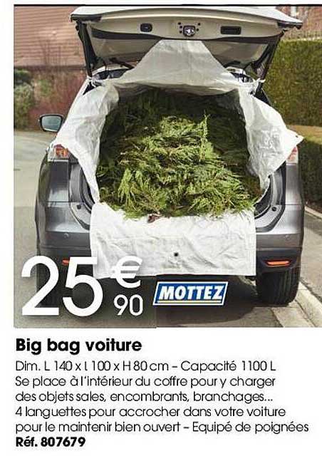 big bag voiture mottez