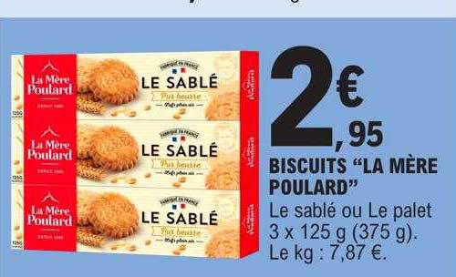 biscuits "la mère poulard"