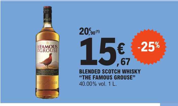 Blended Scotch Whisky "the Famous Grouse"