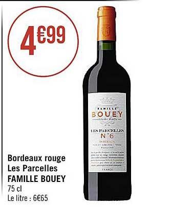 bordeaux rouge les parcelles famille bouey