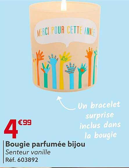bougie parfumée bijou
