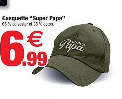 casquette "super papa"