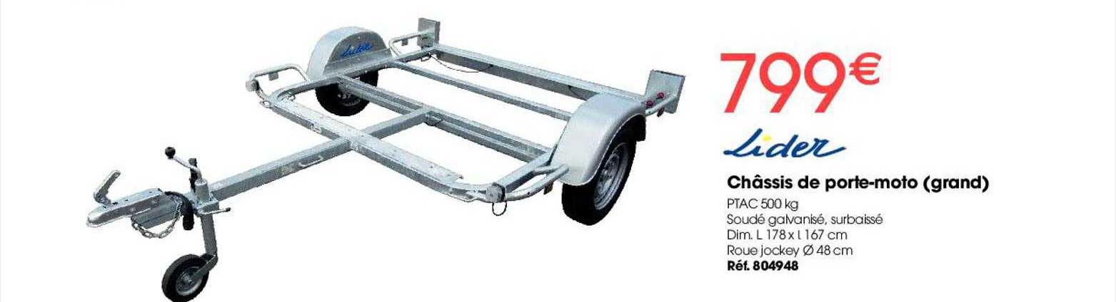 châssis de porte-moto (grand) lider