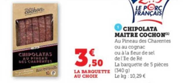 chipolata maître cochon