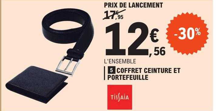 Coffret Ceinture Et Portefeuille Tissaia