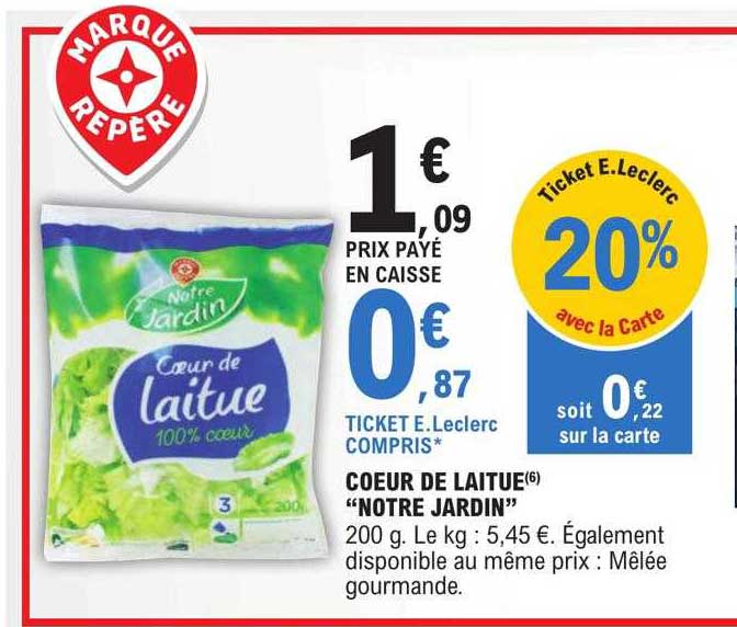 cœur de laitue "notre jardin"
