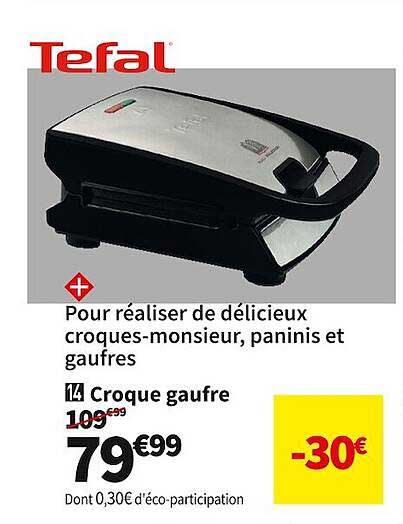 Croque Gaufre Tefal