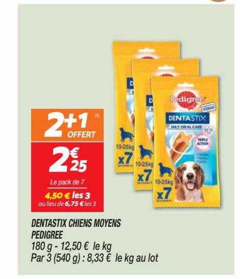 dentastix chiens moyens pedigree