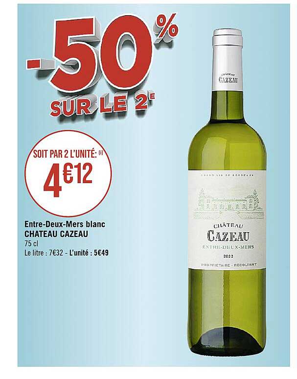 entre-deux-mers blanc château cazeau