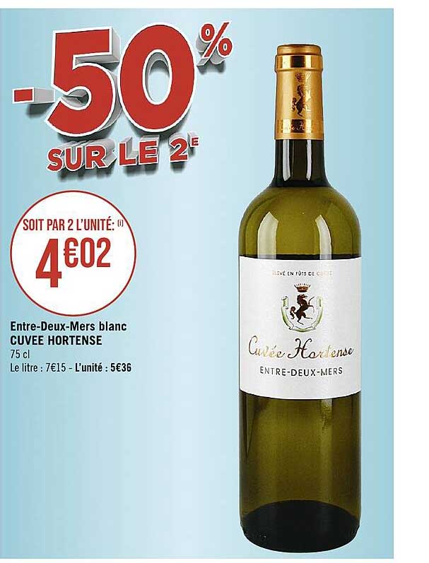 entre-deux-mers blanc cuvée hortense