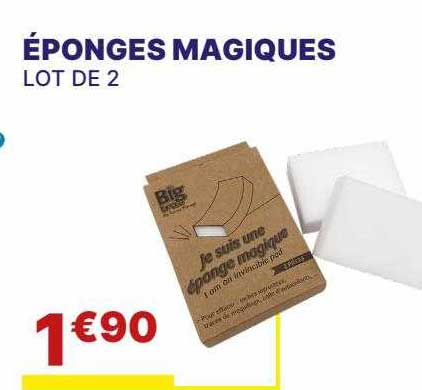 éponges magiques
