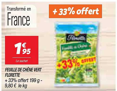 Feuille De Chêne Vert Florette