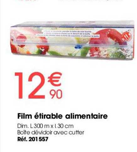 Film étirable Alimentaire