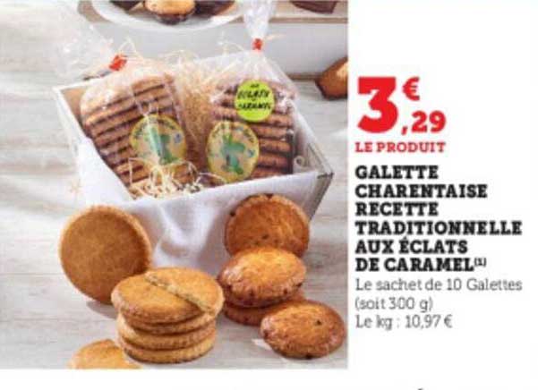 galette charentaise recette traditionnelle aux éclats de caramel