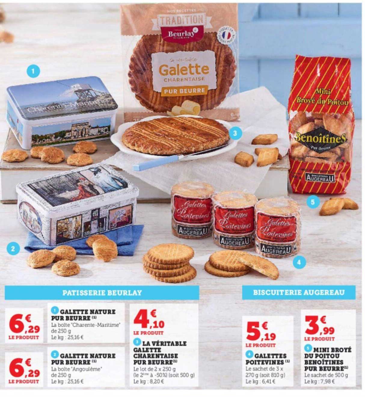 galette nature pur beurre, la véritable galette charentaise pur beurre, galettes poitevines, mini broyé du poitou benoitines pur beurre