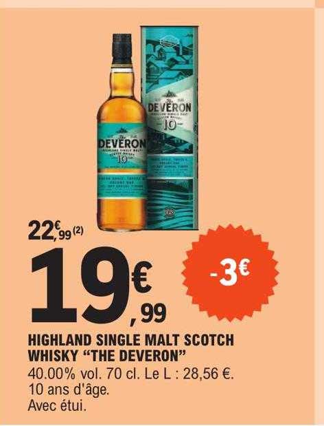 highland single malt scotch whisky "the deveron"