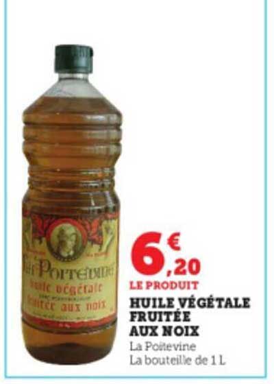 Huile Végétale Fruitée Aux Noix