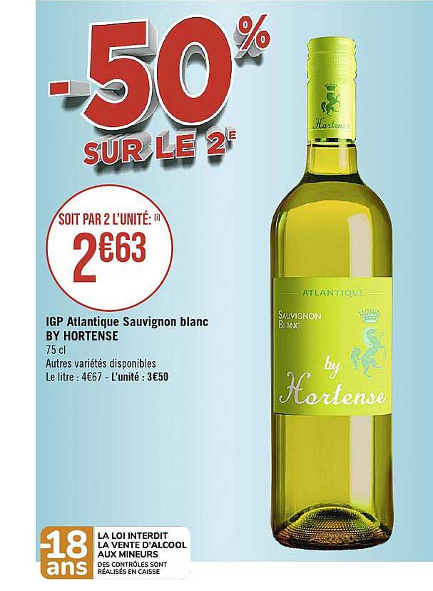 Igp Atlantique Sauvignon Blanc By Hortense