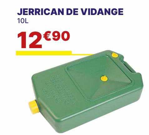 Jerrican De Vidange