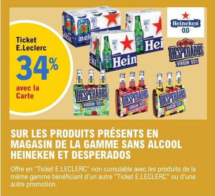 La Gamme Sans Alcool Heineken Et Desprados