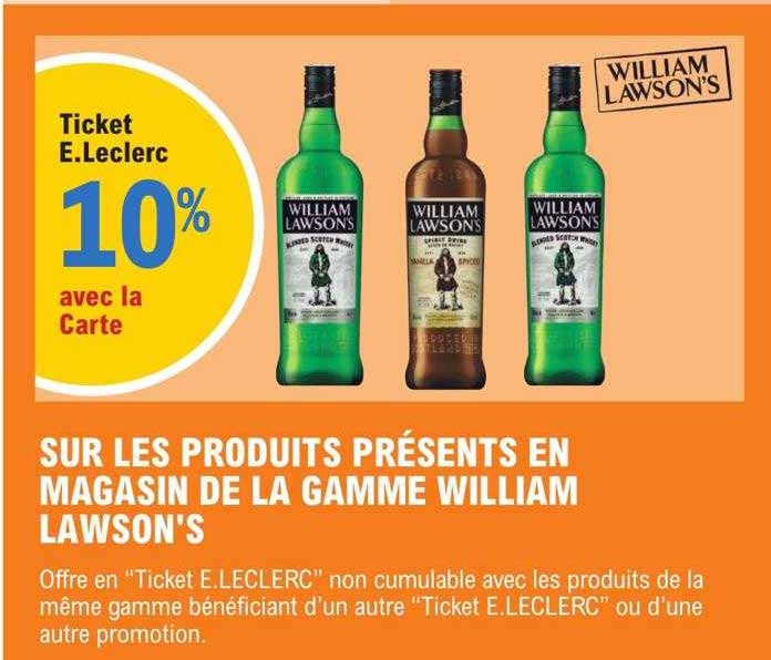 la gamme william lawson's