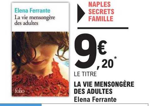 la vie mensongère des adultes - elena ferrante
