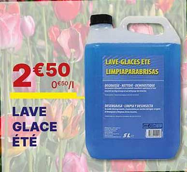lave glace été