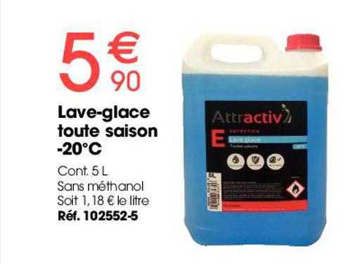 lave-glace toute saison -20°c