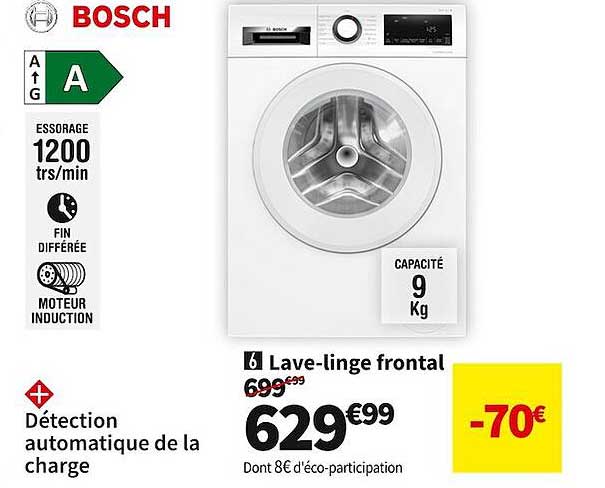 lave-linge frontal bosch
