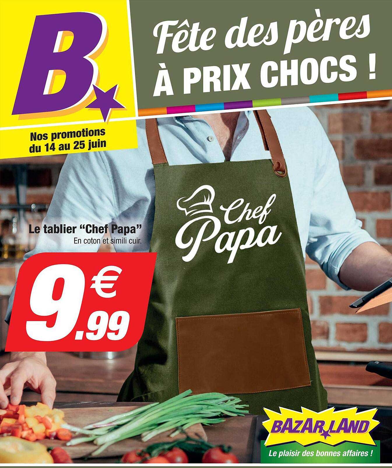le tablier "chef papa"