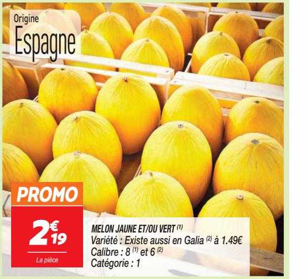 melon jaune et-ou vert