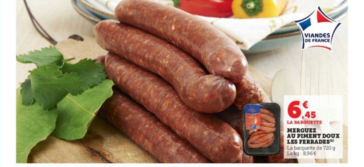merguez au piment doux les ferrades