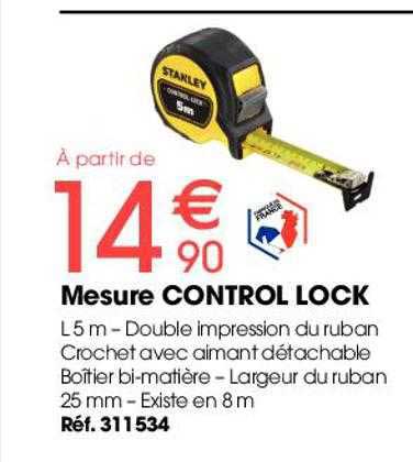 mesure control lock stanley