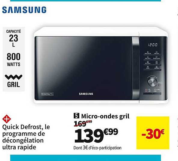 micro-ondes gril samsung