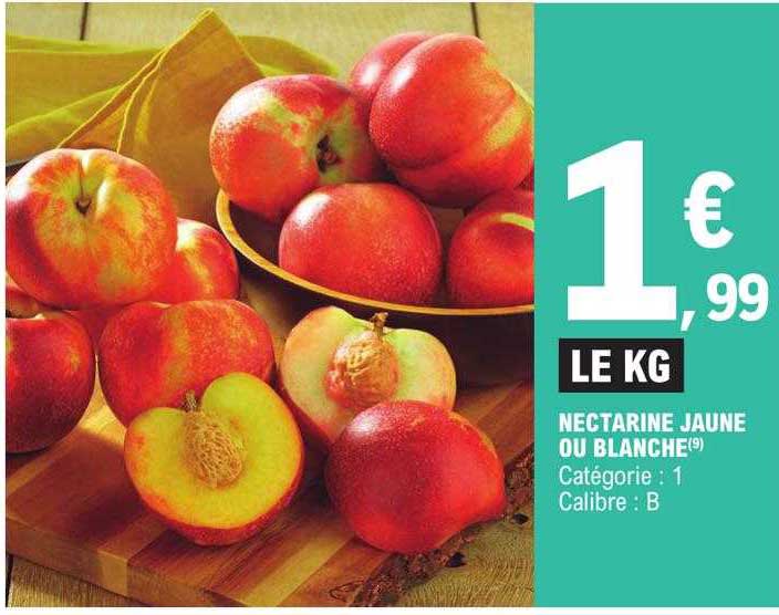 Nectarine Jaune Ou Blanche