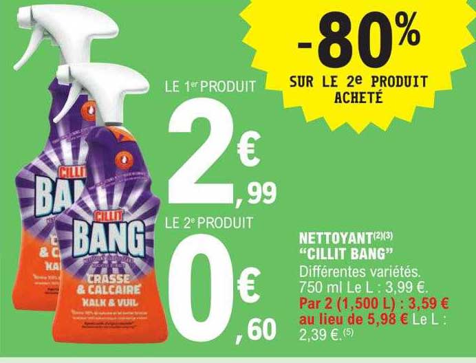 nettoyant "cillit bang"