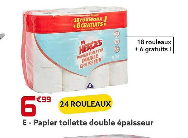 papier toilette double épaisseur