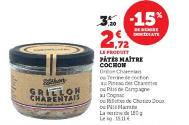 pâtés maître cochon