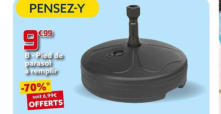 Pied De Parasol à Remplir