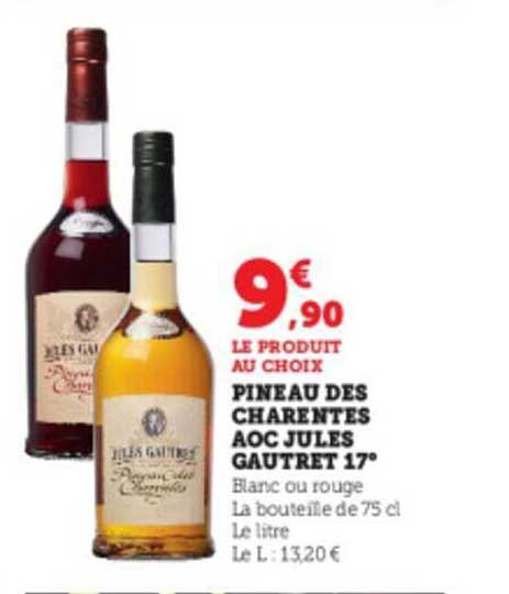 pineau des charentes aoc jules gautret 17°