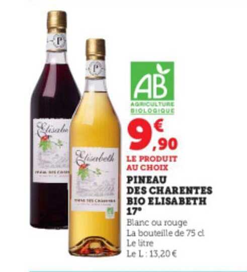 pineau des charentes bio elisabeth 17°