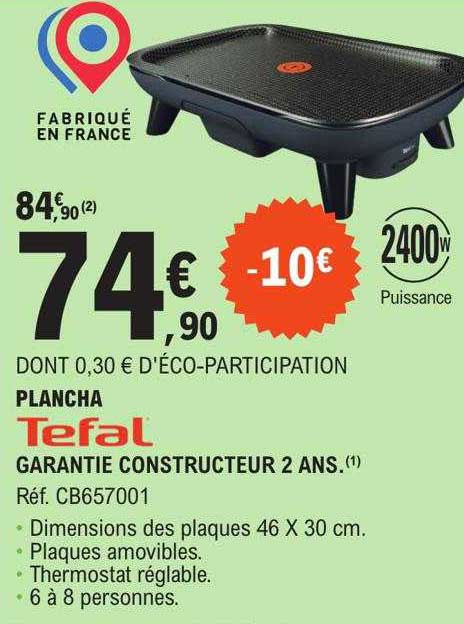 Plancha Tefal