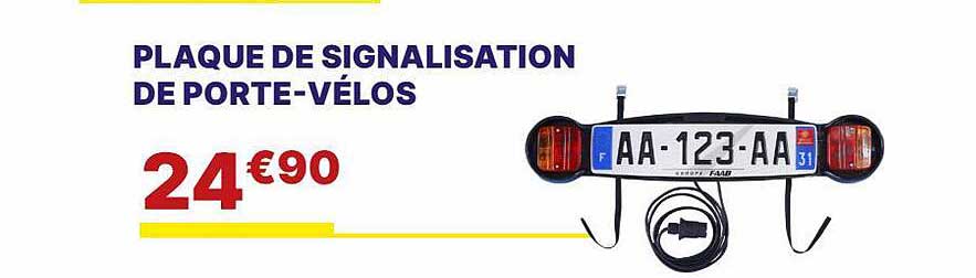 plaque de signalisation de porte-vélos