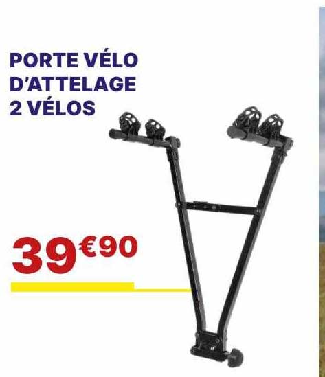 porte vélo d'attelage 2 vélos