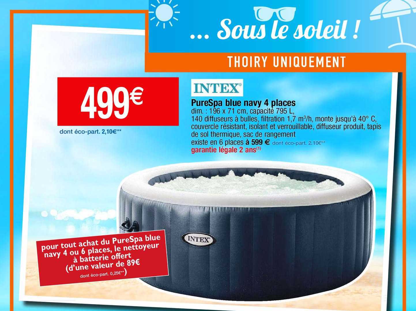 pureSpa blue navy 4 places intex