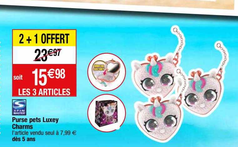 purse pets luxey charms